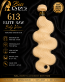 Boss Lady's 613 Elite Raw Body Wave hair bundle