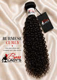 Boss Lady's Burmese Curly raw virgin hair bundle